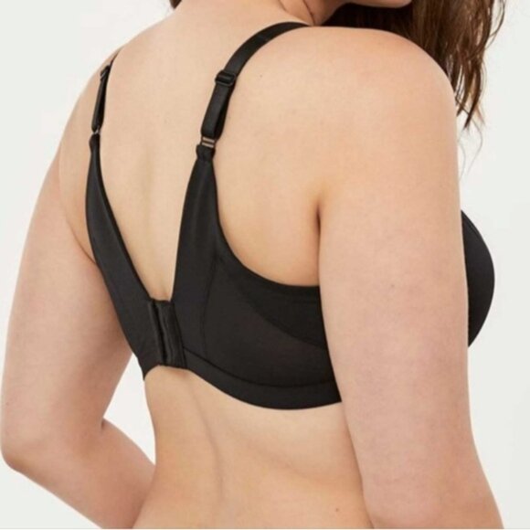 💙Penningtons Ti Voglio Sofia Soft Cup Microfibre Bra Black Mesh Underwire 42C - Picture 2 of 12